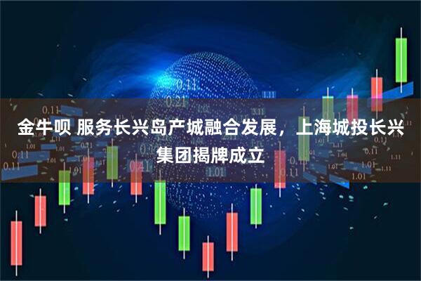 金牛呗 服务长兴岛产城融合发展，上海城投长兴集团揭牌成立