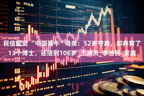 民信配资 “中国最牛”母亲：52岁守寡，却养育了13个博士，还活到106岁_王淑贞_李浩民_家庭